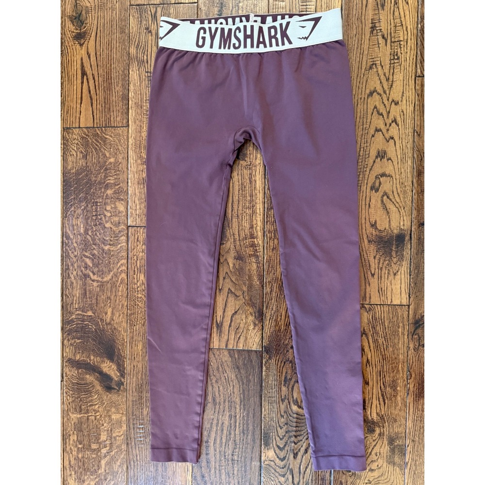 Gymshark Purple Logo Waistband Athletic Leggings Women XS